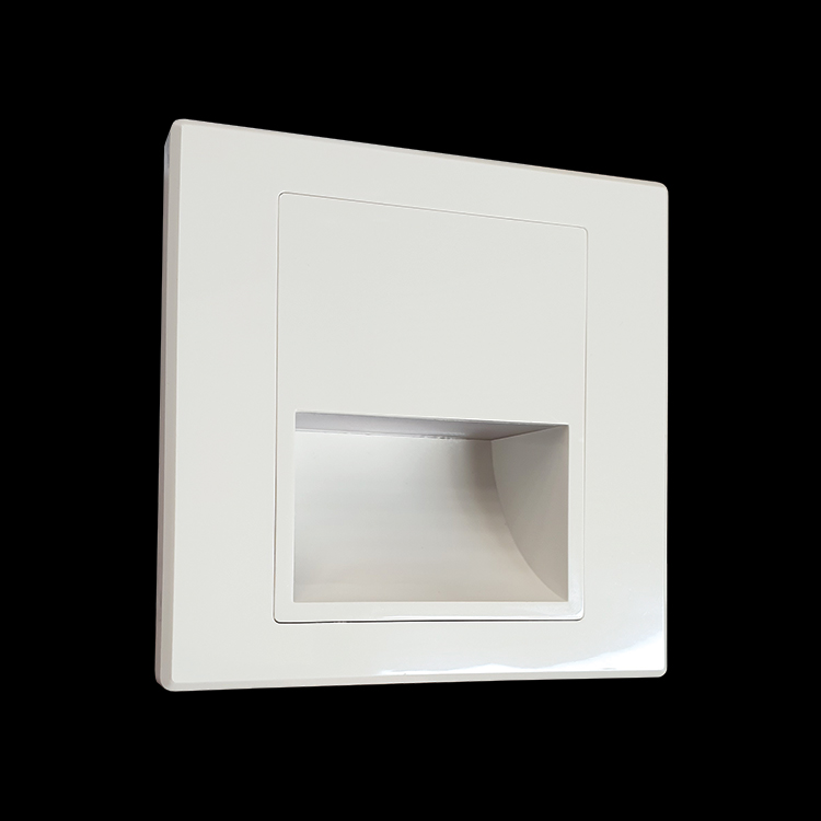 KLIGHT ST-LED-107/WH - 230v 1.5W LED SMD Square Recessed Step Light