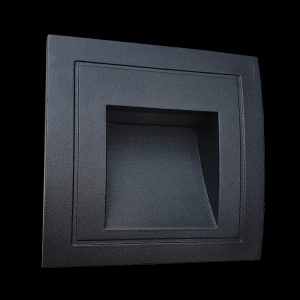 KLIGHT ST-LED-695 M/BL - 230v 3W LED SMD Medium Square Recessed Step Light