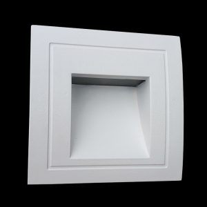 KLIGHT ST-LED-695 M/WH - 230v 3W LED SMD Medium Square Recessed Step Light