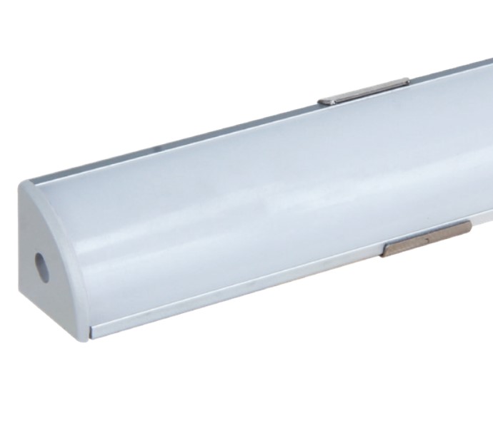 LR043-EX Aluminium Corner Extrusion and Lens