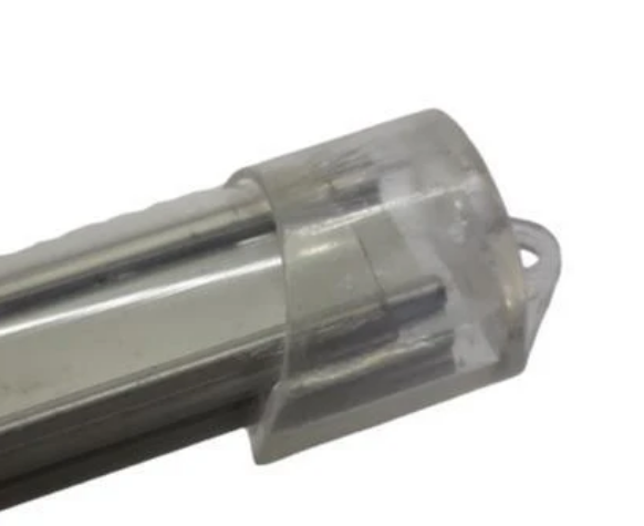 Aluminum Channel With Clear Cover And End Caps 0.5m