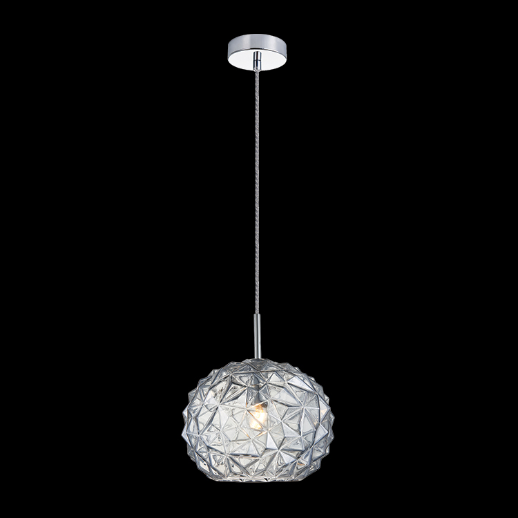 KLIGHT A-KLCH-901-S/WB - 230v 40W E14 Iceberg Small Glass Pendants
