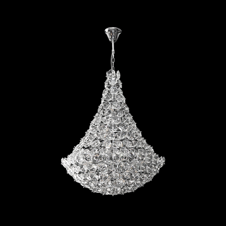 KLIGHT KLCH-6004/26 - 230V 40W E14 Mermaid Crystal Chandelier