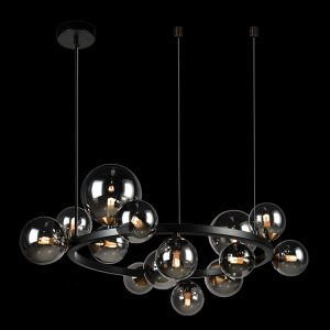 KLIGHT A-KLCH-9225/14 (OPTION 2 Display) - 230v 3W G9 LED Round Bubble Glass Pendant (OPTION 2 Display)