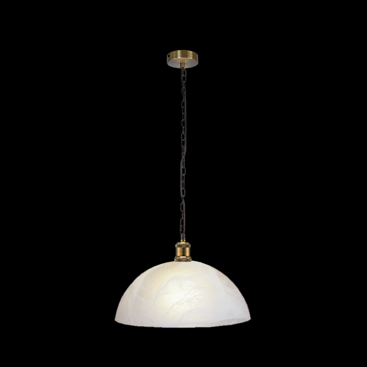 KLIGHT MP-14-NEW/AB - 230v 40W E27 14″ Glass Pendant