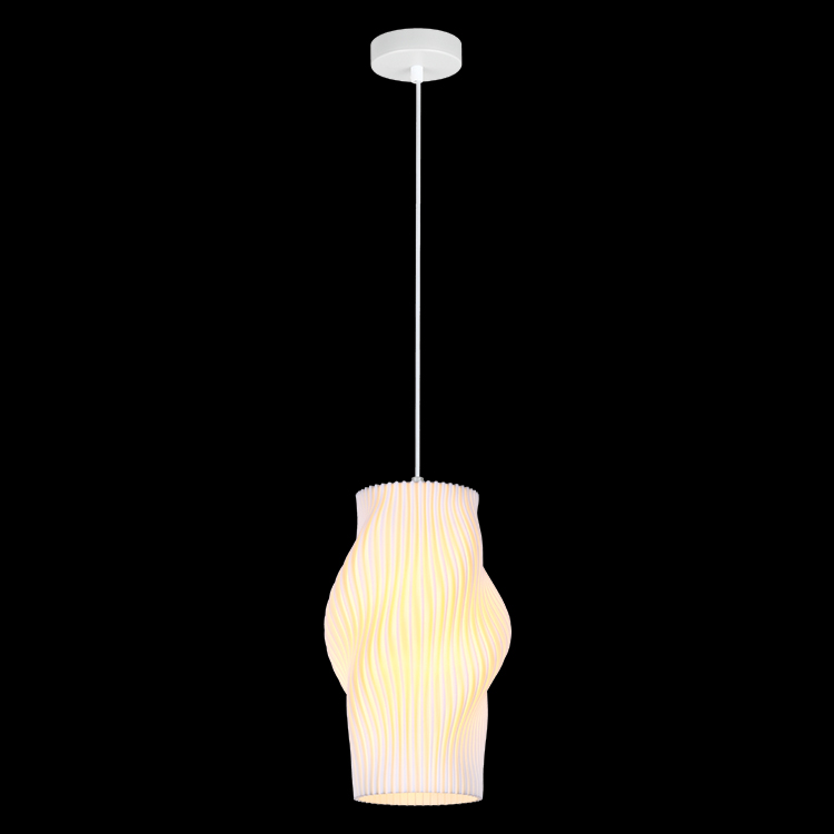 KLIGHT PO-KLCH-1911 - 230v 4W LED E27 Dahlia 3D Printed Recycled Pendant