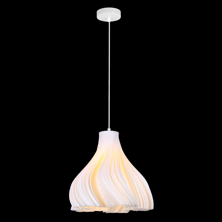 KLIGHT PO-KLCH-1916 - 230v 4W LED E27 Marigold 3D Printed Recycled Pendant
