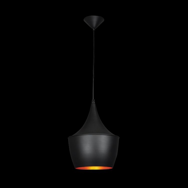 KLIGHT CA-KLCH-1004/BL - 230v 40W E27 Crown Metal Pendant, Black & Gold