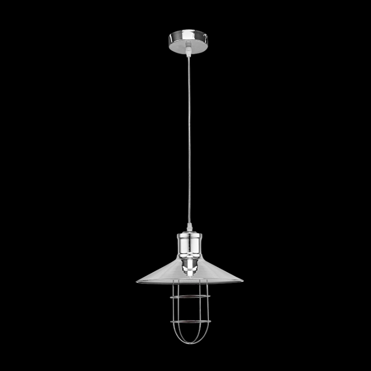 KLIGHT DA-KLCH-026/CH - 230v 40W E27 Cage Hat Pendant