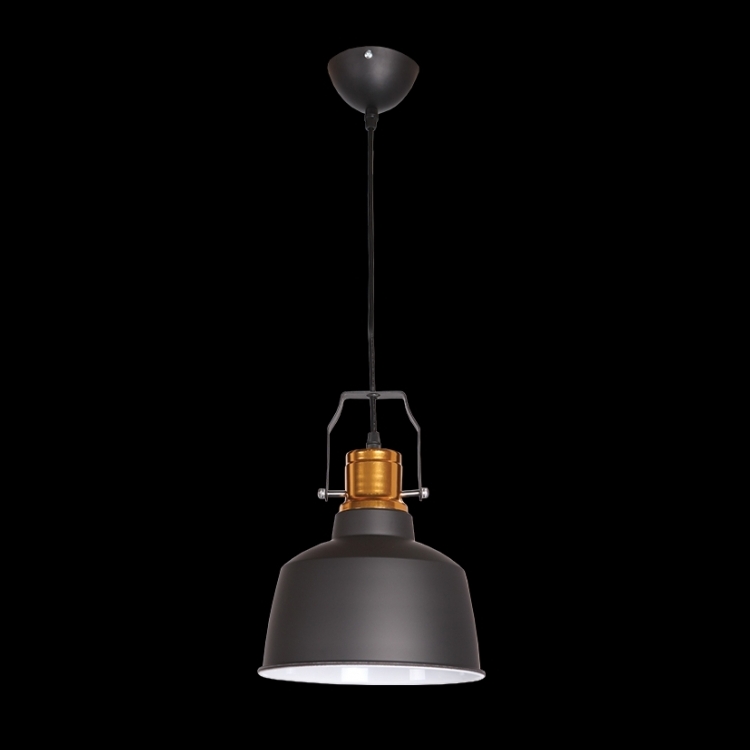 KLIGHT H-KLCH-1423/BL - 230v 40W E27 Small Nautical Metal Pendant, Black