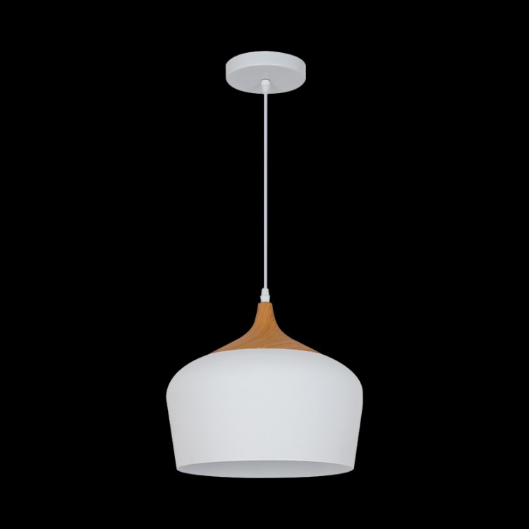 KLIGHT H-KLCH-8130S/WH - 230v 40W E27Small Acorn Metal Pendant, White