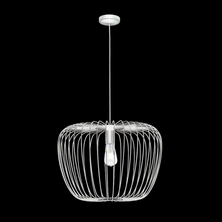 KLIGHT K-KLCH-518L/WH - 230v 40W E27 Large Apple Pendant