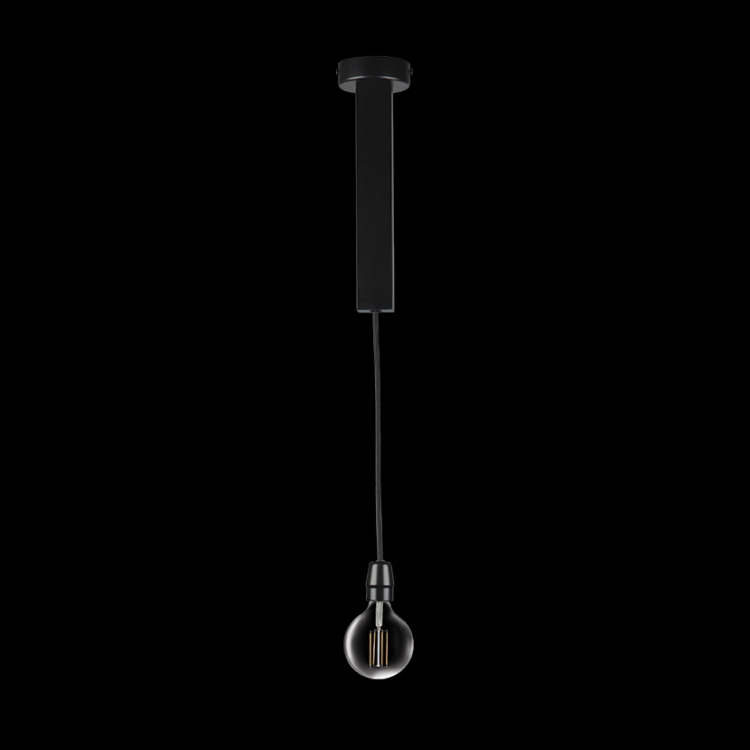 KLIGHT K-KLCH-520-1/BL - 230v 40W E27 Black Mobile Single Pendant