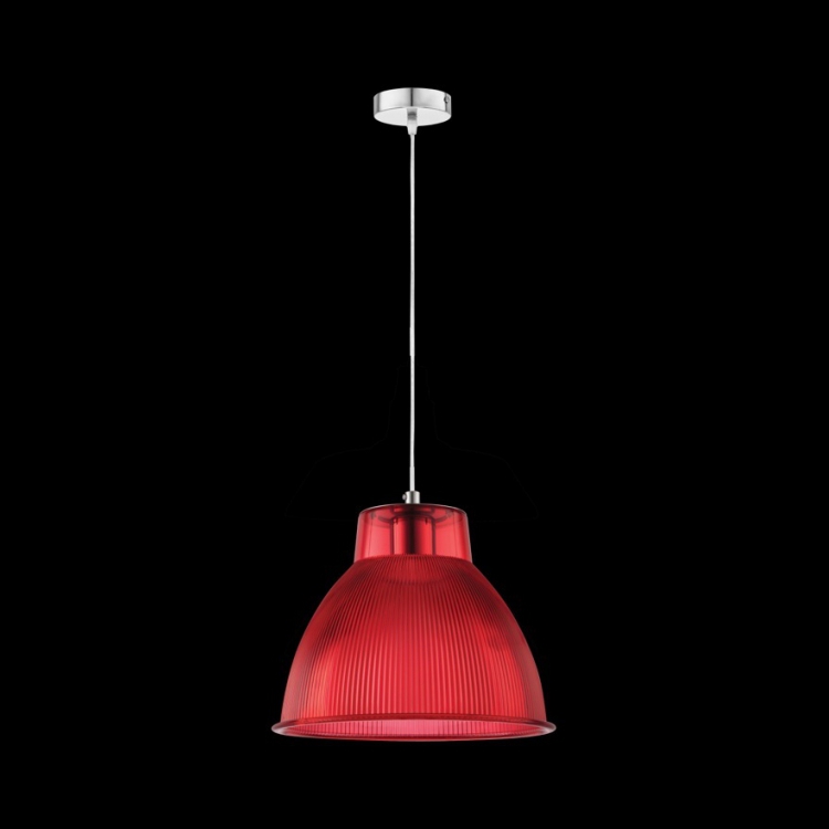 KLIGHT PC-KLCH-11-2/RD - 230v 60W E27 Red PC Pendant