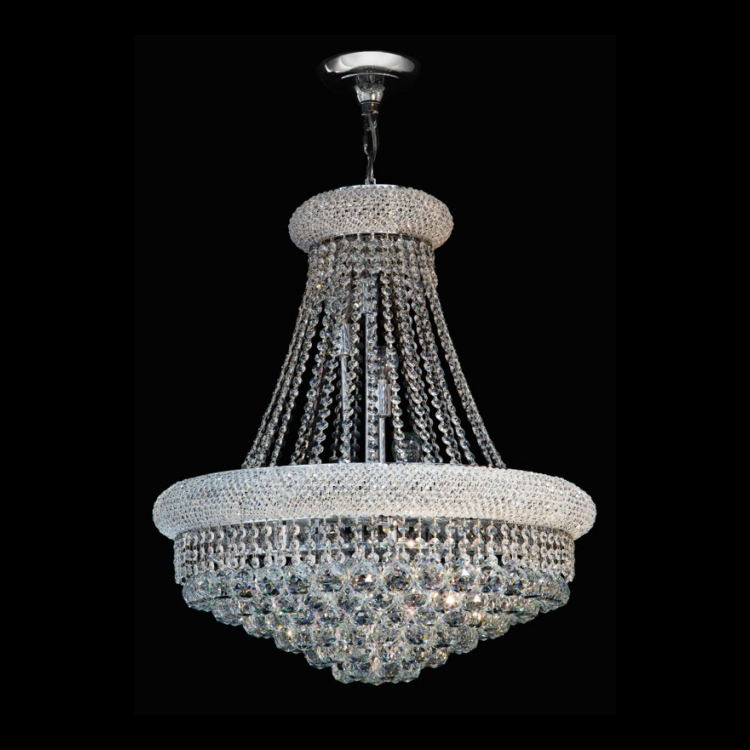 KLIGHT S-KLCH-8738/14 - 230v 40W E14 Medium Crystal Chandelier