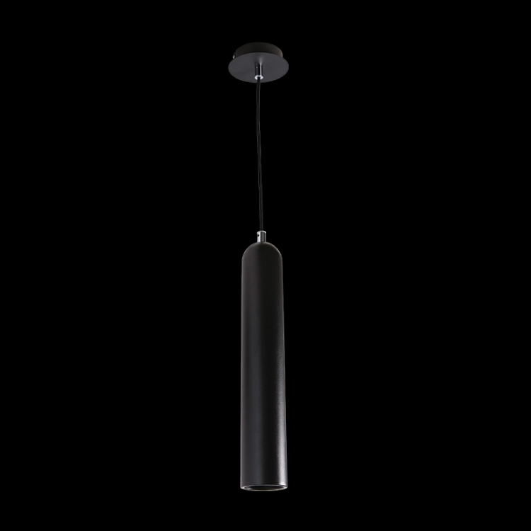KLIGHT VR-KLCH-1031/BL - 230v 35W GU10 Flute Pendant, Black