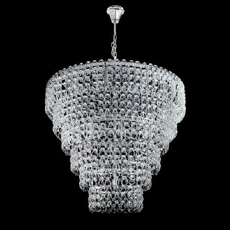 KLIGHT KLCH-6918/28 - 230v 40W E14 Glass Links Chandelier