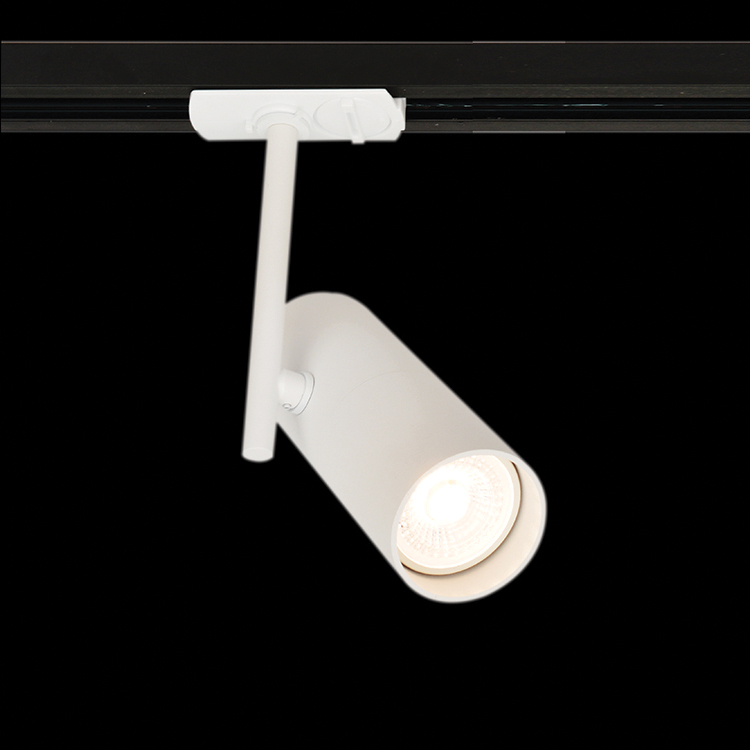 KLIGHT VR-KLS-140/WH - 230v 50W GU10 Slim Spot 3Wire Track White (Recessed Adaptor)