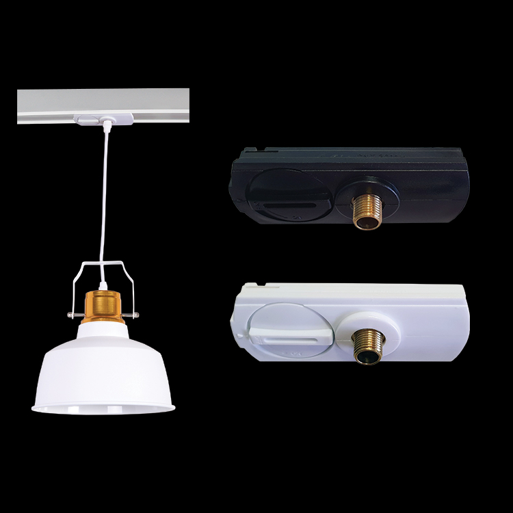 KLIGHT YB-3W-AD/BL or YB-3W-AD/WH - 3 Wire Track Adaptor for Pendants