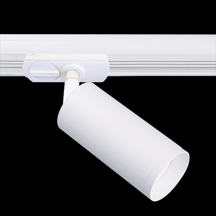 KLIGHT VR-KLS-105/WH - 230v 50W GU10 Long Spot Light for 3 Wire Track
