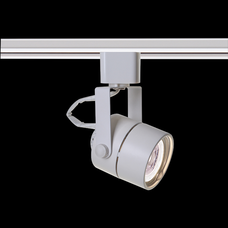 KLIGHT VR-KLS-110/WH - 230v 50W GU10 White Round Spot Light for 3 Wire Track
