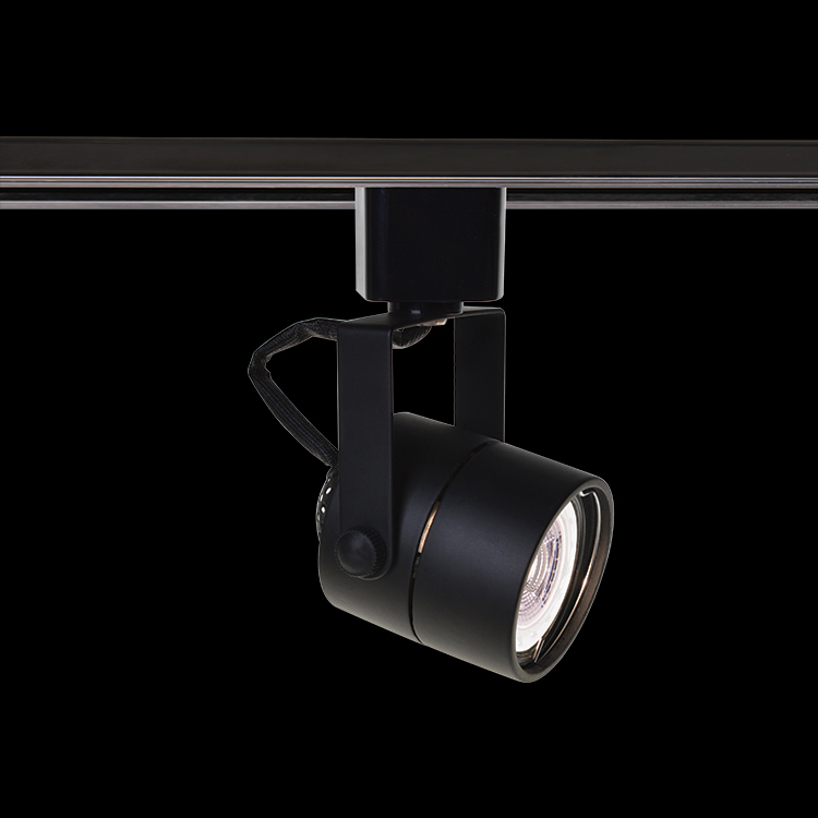 KLIGHT VR-KLS-110/BL - 230v 50W GU10 Black Round Spot Light for 3 Wire Track