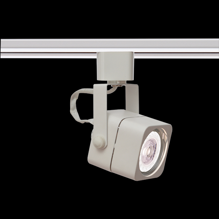 KLIGHT VR-KLS-120/WH - 230v 50W GU10 White Square Spot Light for 3 Wire Track