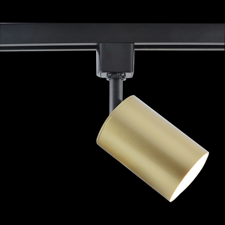 KLIGHT VR-KLS-150/SG - 230v 50W GU10 Satin Gold Anti-Glare Spot for 3 Wire Track