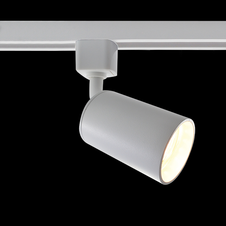 KLIGHT VR-KLS-150/WH - 230v 50W GU10 White Anti-Glare Spot for 3 Wire Track