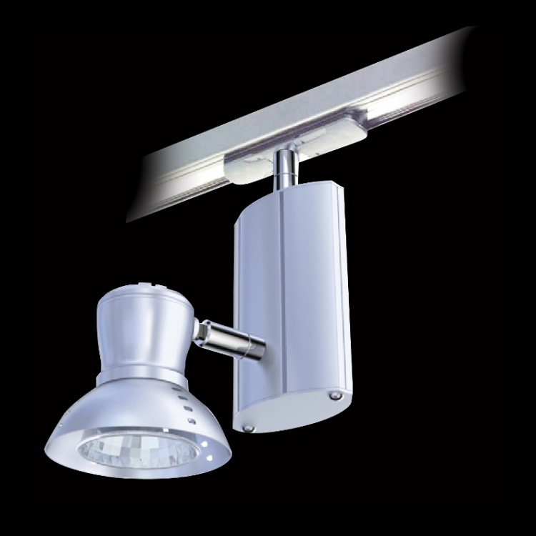 KLIGHT MG-RADAR/VRT - 12v 50W G5.3 L.V. Spot Light with Vertical Transformer for 2 Wire Track