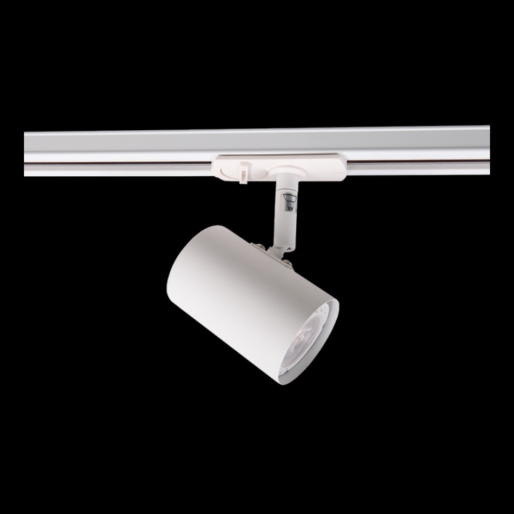 KLIGHT VR-KLS-100/WH - 230v 50W GU10 White Spot Light for 3 Wire Track (Recessed Adaptor)