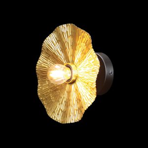 G-KLW-501 - 230v 40W E27 Golden Flower Wall Light