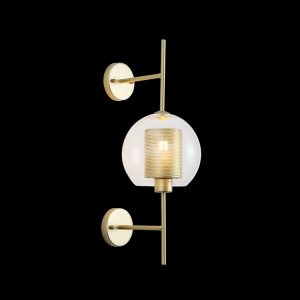 LW-KLW-5120/CL - 230v 40W New York 20cm Ball Wall Light