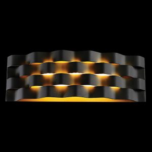 M-LED-1401L/BL - 230v 20W LED Large Ripple Wall Light