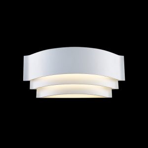 M-LED-1463M/WH - 230v 6W LED Medium 3-Step Wall Light