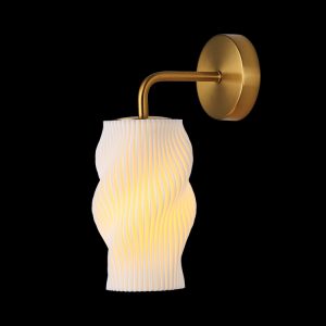 PO-KLW-1911 - 230v 4W LED E27 Dahlia 3D Printed Recycled Wall Light