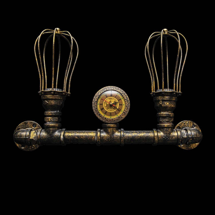 DA-KLW-P28 - 230v 60W E27 Caged Pipe Wall Light