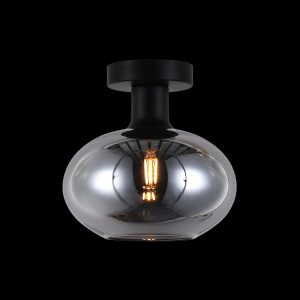 KLIGHT T-KLC-1427-S/SM - 230v 60W Small Glass Orb Ceiling Light