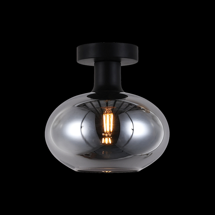 KLIGHT T-KLC-1427-S/SM - 230v 60W Small Glass Orb Ceiling Light