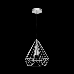 KLIGHT G-KLCH81015M/CH - 230v 40W E27 Medium Prism Pendant