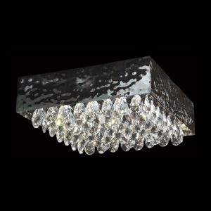 KLIGHT KLC-450/40-WH - 230v 40W G9 Magma Crystal Ceiling Fitting